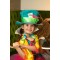 Mad Hatter Alice In Wonderland Girls Long Hanging Deluxe Child Costume