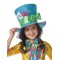 Mad Hatter Alice In Wonderland Girls Long Hanging Deluxe Child Costume