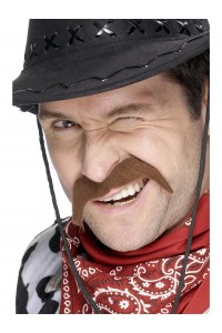 Cowboy Moustache for Adult