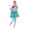 Kids Hooded Elsa Frozen Dress