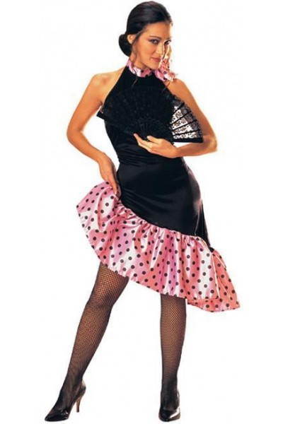 Flamenco Spanish Dancer Adult Costume