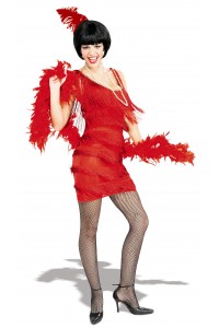 Roarin Red Flapper 1920s Adult Dress