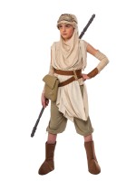 Rey Star Wars Premium Deluxe Child Costume