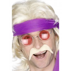 70's Blonde Adult Moustache