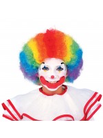 Clown Circus Multi Colour Adult Wig - Accessory