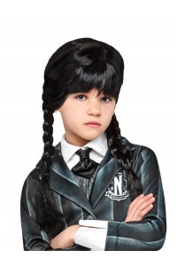 Wednesday Child Wig Addams Family