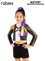 K-Pop Demon Hunters Rumi Deluxe Clip On Hair Braid (65cm) for Child