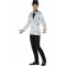 Sequin Silver Jacket for Adult