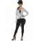 Sequin Silver Tailcoat Ladies Jacket