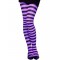Purple & Black Tights for Child 