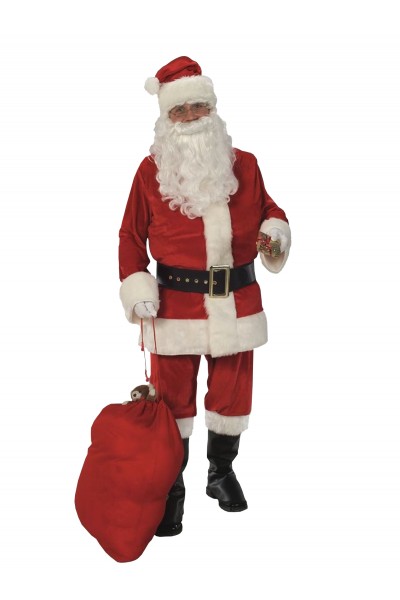 Santa Velvet Adult Suit Christmas