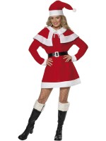 Miss Santa Fleece Adult Costume