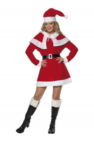 Miss Santa Fleece Adult Costume
