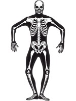 Skeleton Glow In The Dark Second Skin Adult Costume