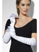 White Temptress Gloves for Adult