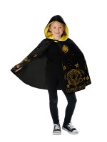 Hogwarts Black & Gold Hooded Child Robe Harry Potter