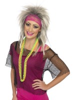 80's Black Fishnet Top
