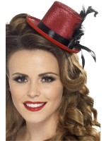 Red Mini Top Hat for Adult
