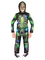 Spooky Glow In The Dark Skeleton Halloween Child Costume