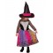 Rainbow Colour Magic Witch Deluxe Child Costume