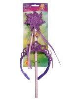 Rapunzel Accessory Bundle - Wand & Tiara Set Tangled 