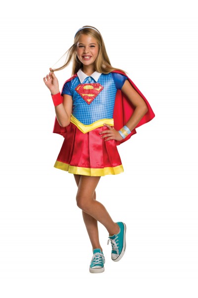 Supergirl DC Superhero Girls Deluxe Child Costume Supergirl DC Superhero Girls Deluxe Child Costume