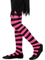 Black & Fuchsia Child Tights
