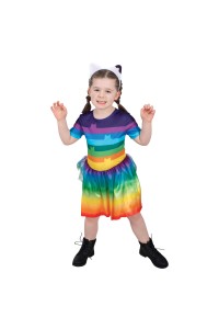 Gabby Rainbow Tutu Child Costume - Gabby's Dollhouse