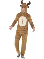 Reindeer Hooded Adult Costume