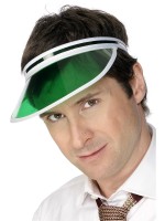 Green Poker Visor for Adult