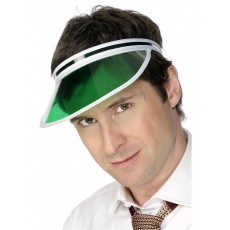 Green Poker Visor for Adult Green Poker Visor for Adult