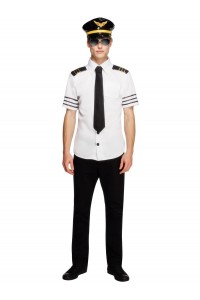 Fever Mile High Pilot Adult Costume