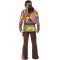 Psychedelic Hippie Man Adult Costume