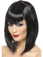Black Vamp Wig for Adult