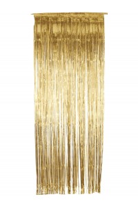 Gold Metallic Shimmer Curtain