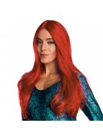 Red Mera Aquaman Adult Wig - Accessory