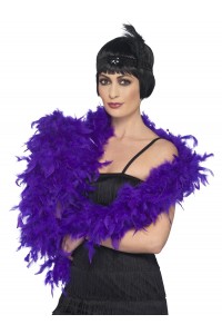 Purple Deluxe Feather Boa