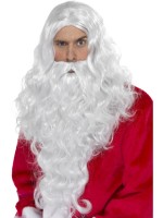 Santa Long Wig & Beard for Adult