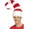 Striped Santa Hat for Adult