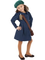 World War 2 Evacuee Girl Child Costume