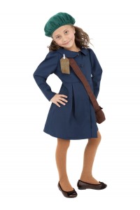 World War 2 Evacuee Girl Child Costume