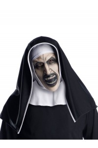 The Nun 3/4 Mask With Headpiece for Adult Halloween