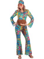 Hippie Flower Power Costume for Adult