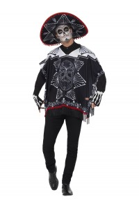 Day Of The Dead Bandit Adult Costume