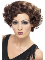 Brown Flapper Adult Wig