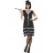 Flapper Deluxe Costume With Stole for Adult