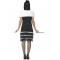 Flapper Deluxe Costume With Stole for Adult