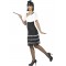 Flapper Deluxe Costume With Stole for Adult