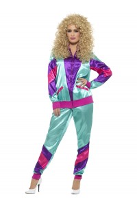 80s Height Of Fashion Women's Shell Suit Costume