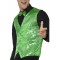 Sequin Green Waistcoat Adult